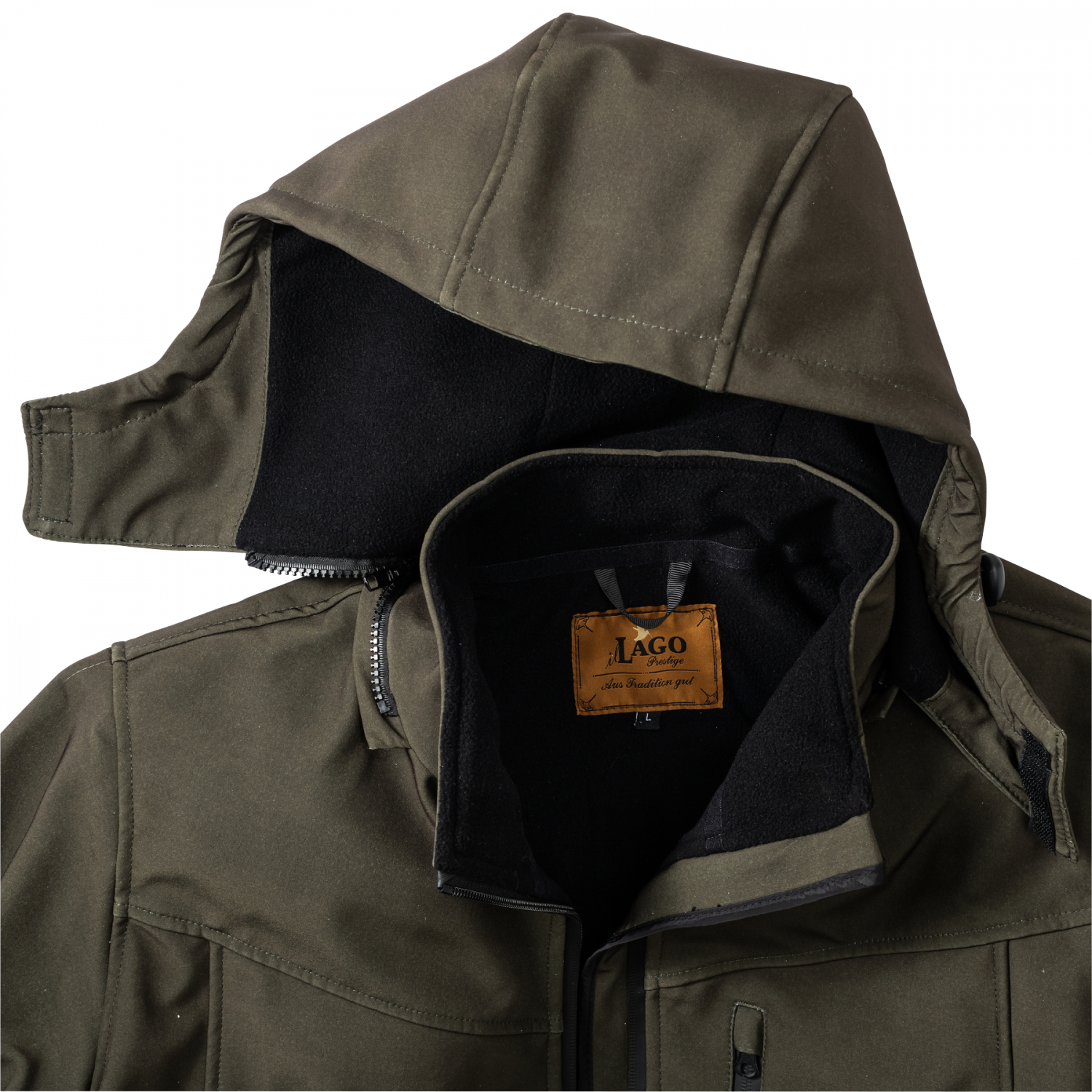 il Lago Red Level Herren Beheizte Softshelljacke Feuerland