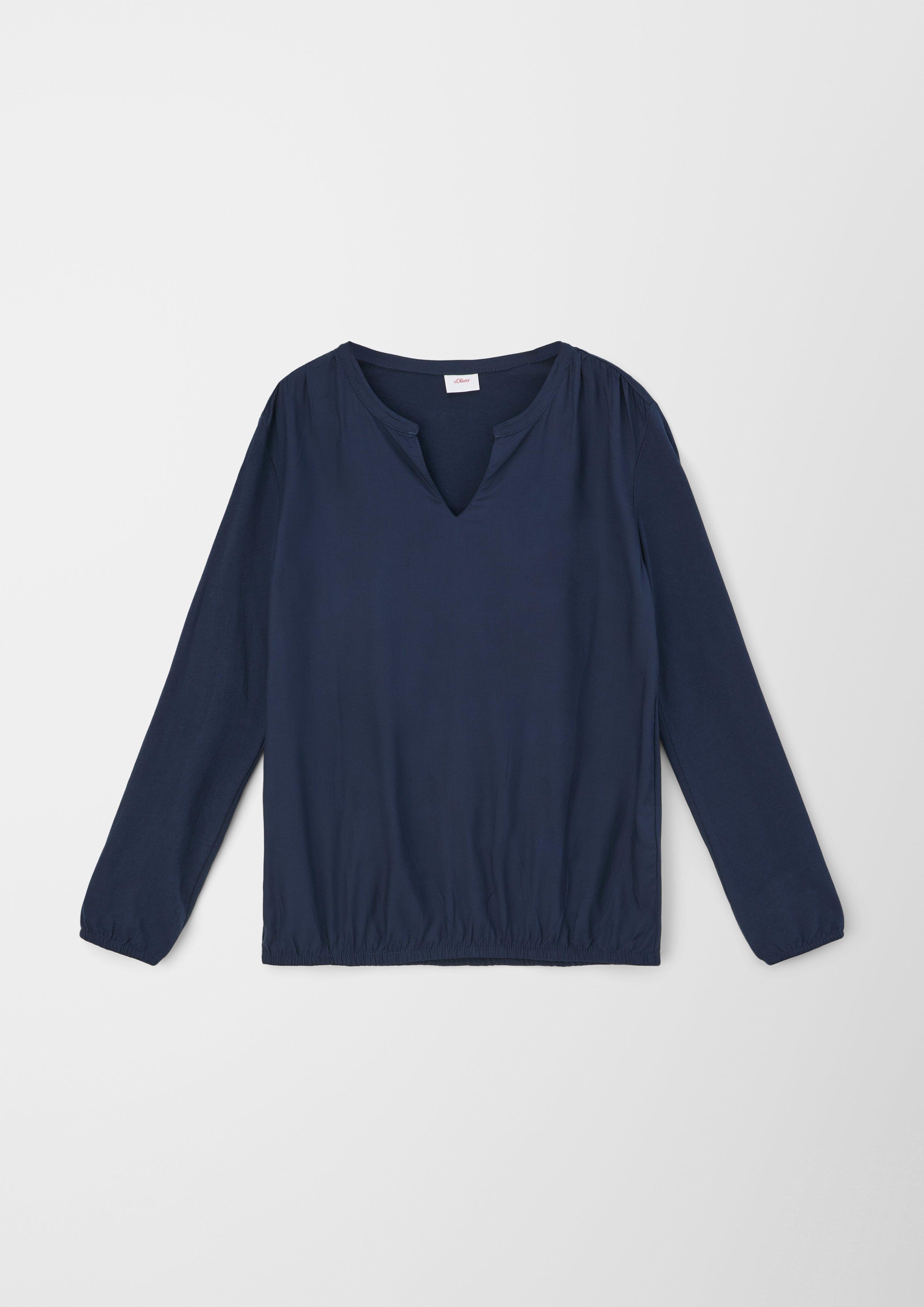 Langarmshirt aus Baumwolle und Viskose   2119785-5952