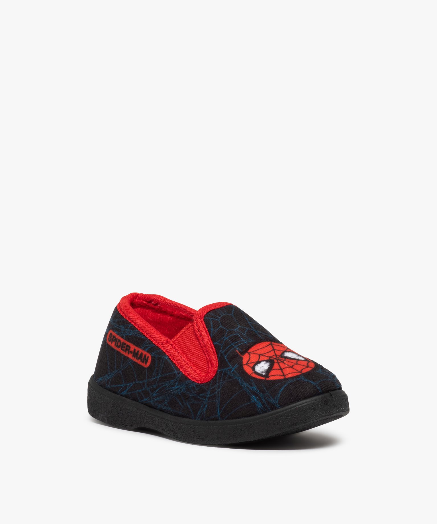 Pantoufles Garçon en velours ras Spider-Man - Marvel rouge | GEMO