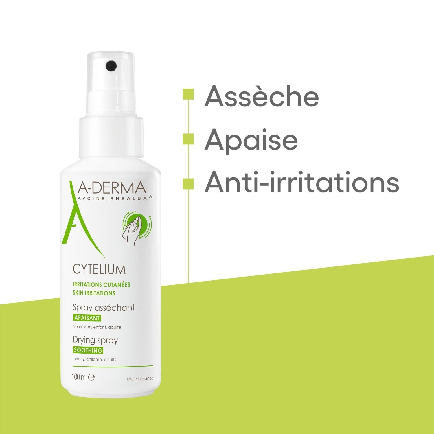 A-DERMA Spray lenitivo ad asciugatura rapida