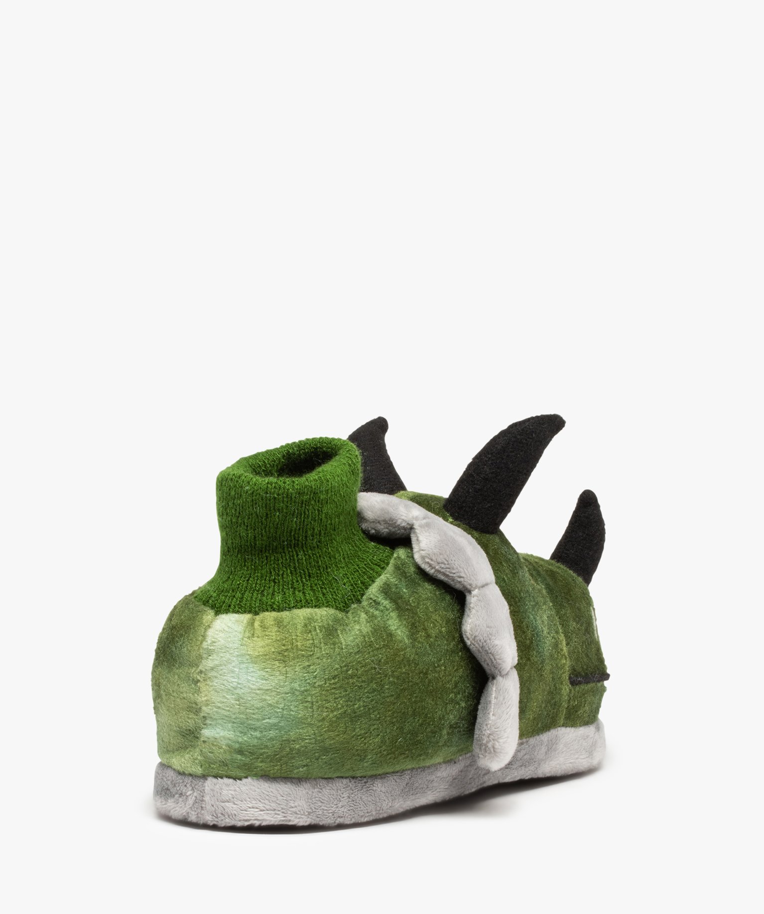 Chaussons Garçon en volume dinosaure tricératops vert | GEMO