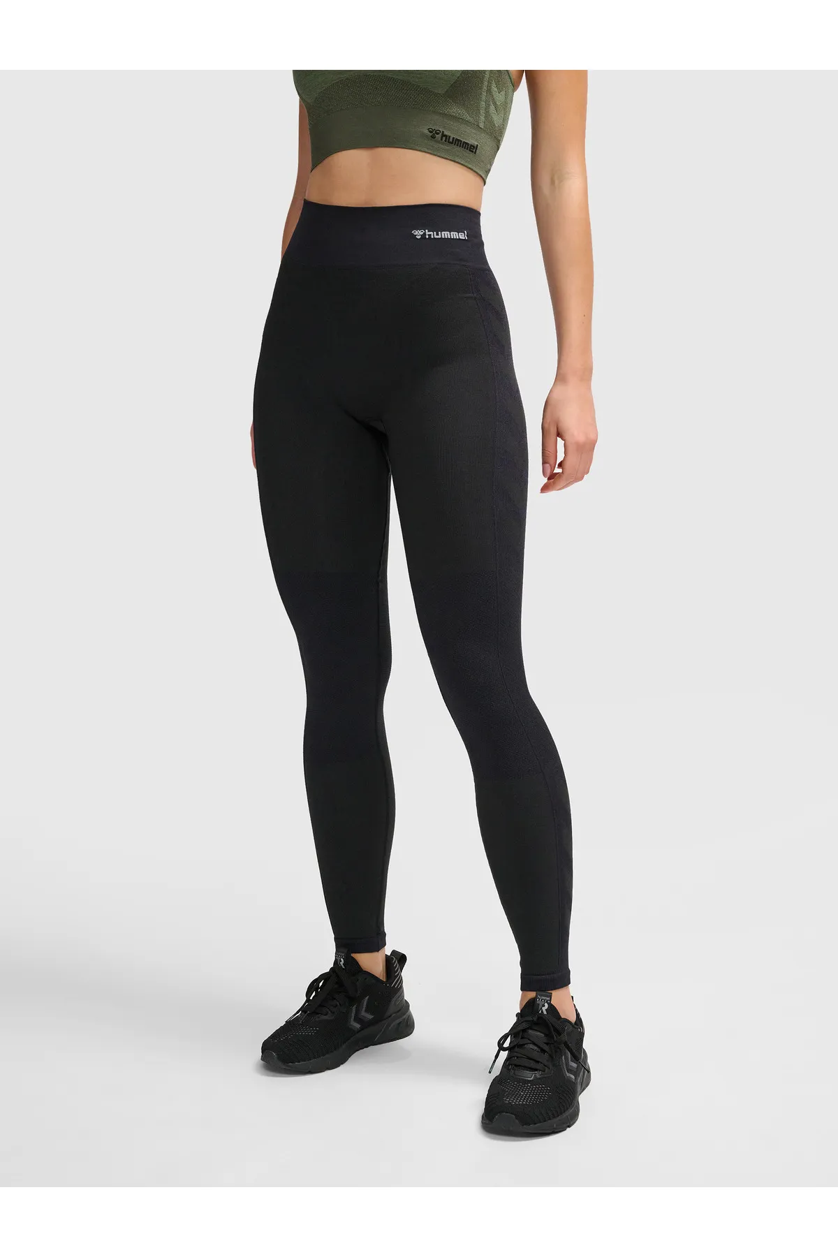 hummel  Sport-Leggings - Schwarz - Mittlerer Bund