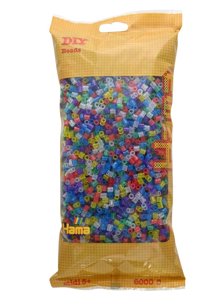 Hama Beutel Midi-Bügelperlen Glitter in bunt günstig kaufen onesize