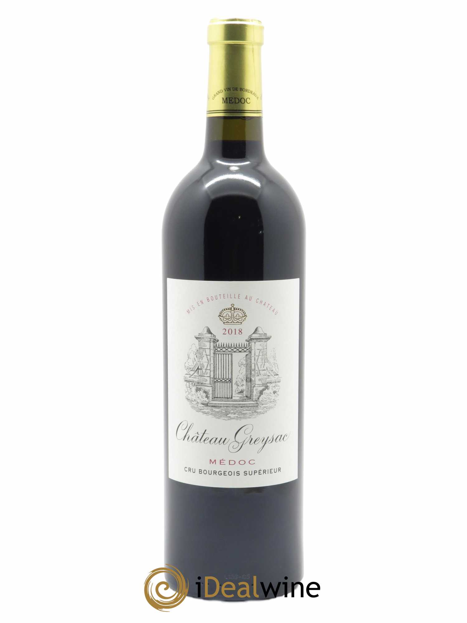Château Greysac Cru Bourgeois  2018 - Lot de 1 Bouteille
