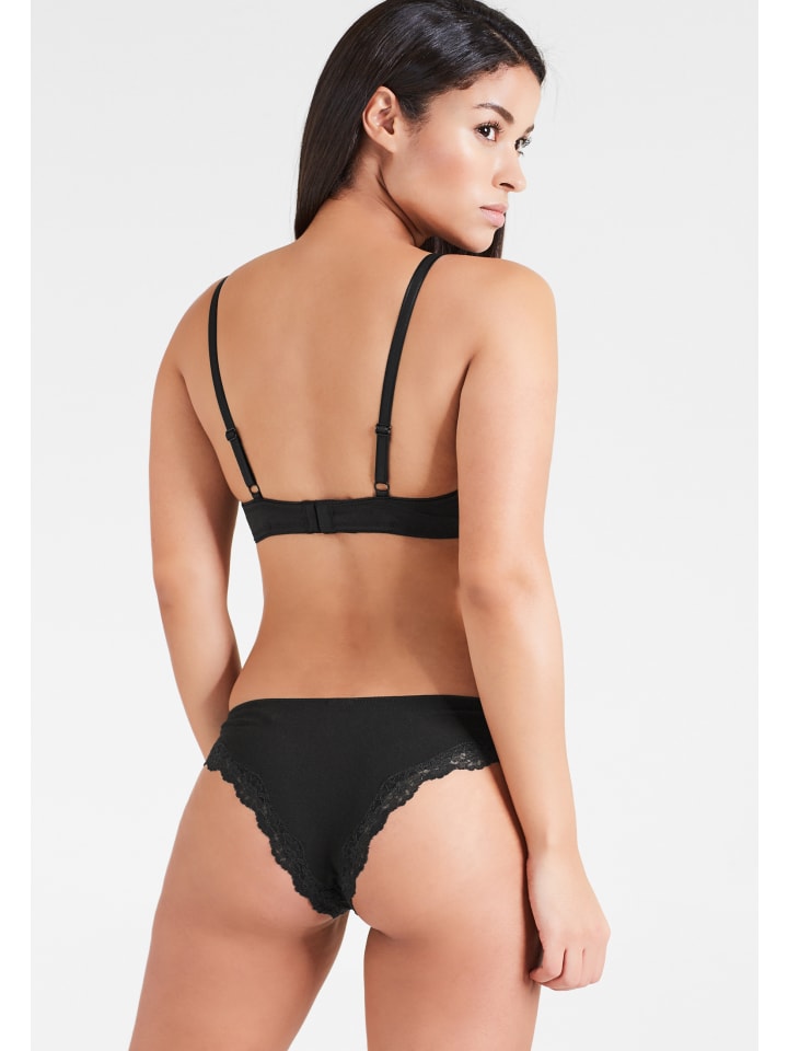 LASCANA Brasilslip in schwarz günstig kaufen