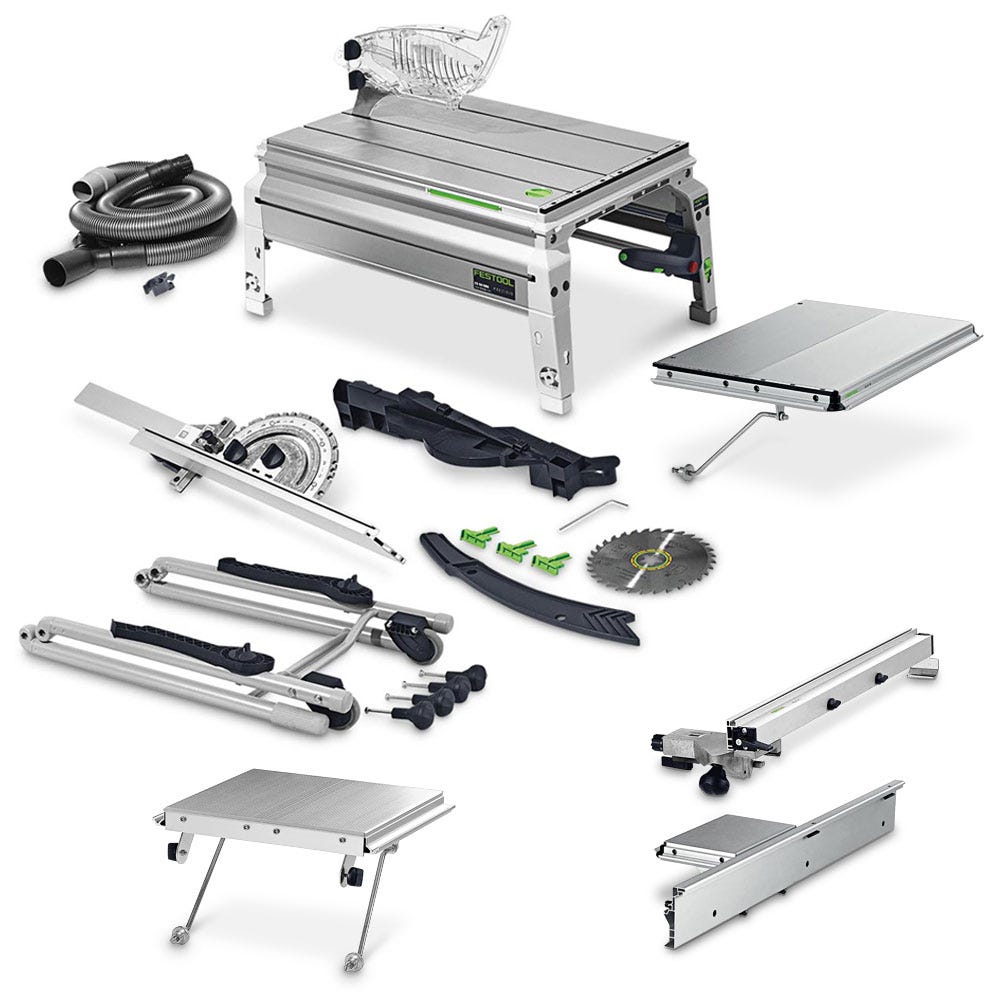 Conjunto de serra de mesa FESTOOL 190 mm 1200 W CS 50 EBG PRECISIO 575959
