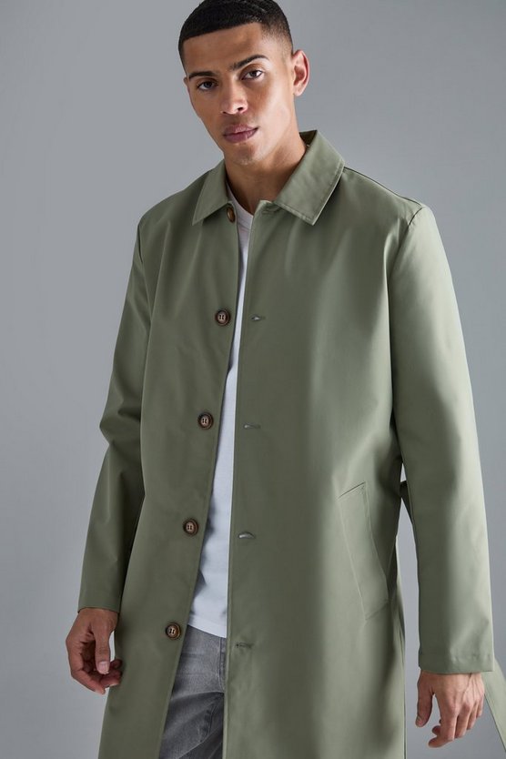 Klassischer Trenchcoat mit Gürtel
