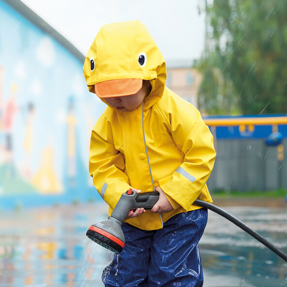 Regenjacke, gelb
