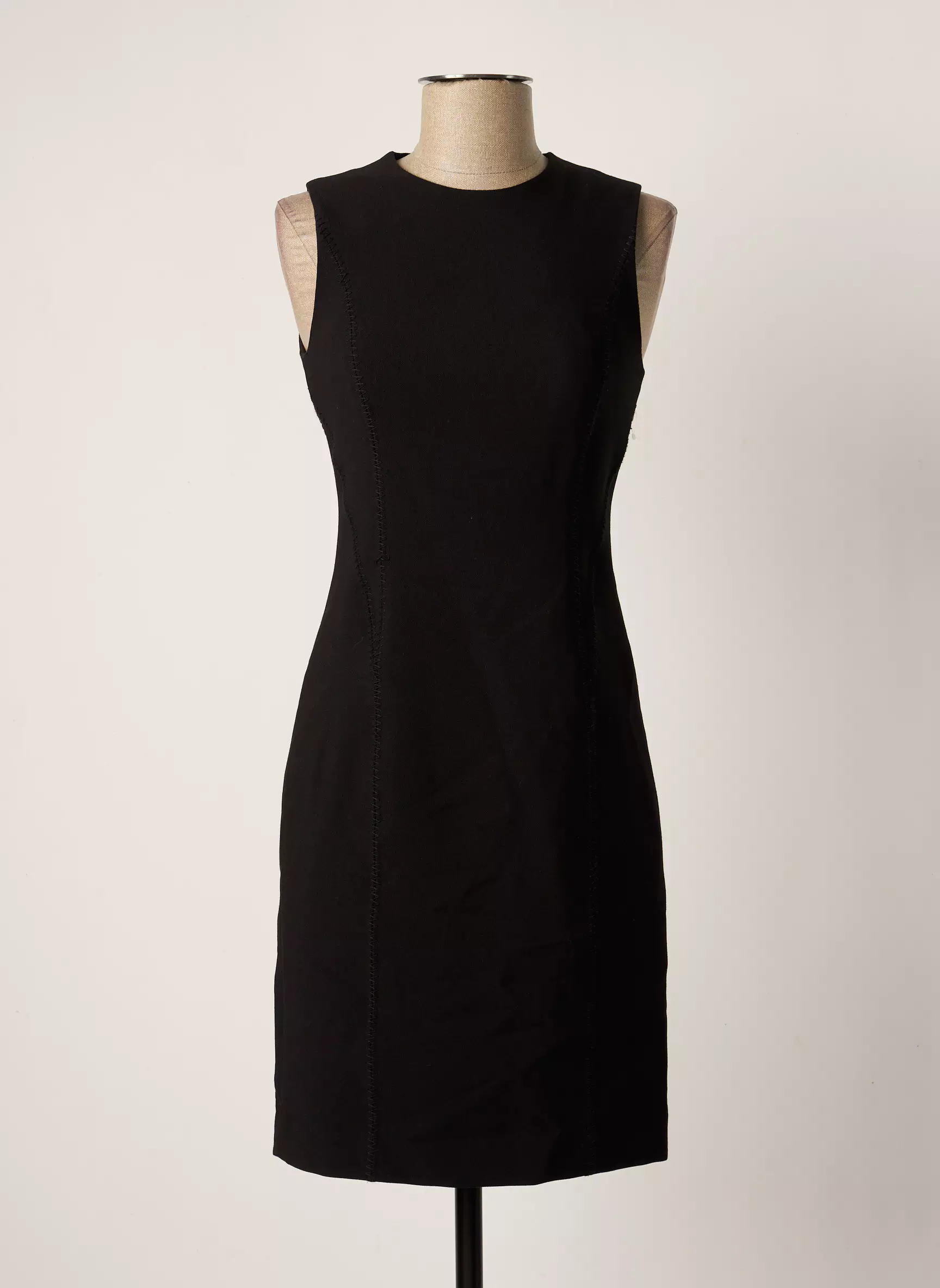 Mango Robes Mi Longues Femme couleur noir