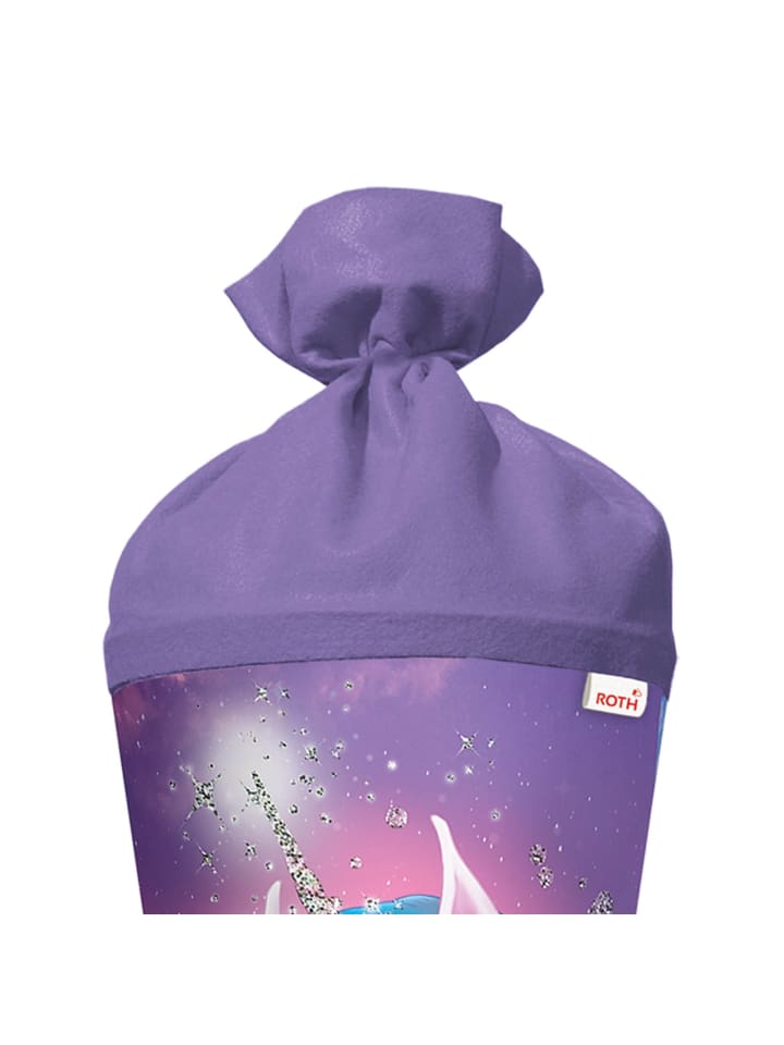 ROTH Schultüte groß Einhornportrait 70 cm, Glitter in Rosa günstig kaufen onesize