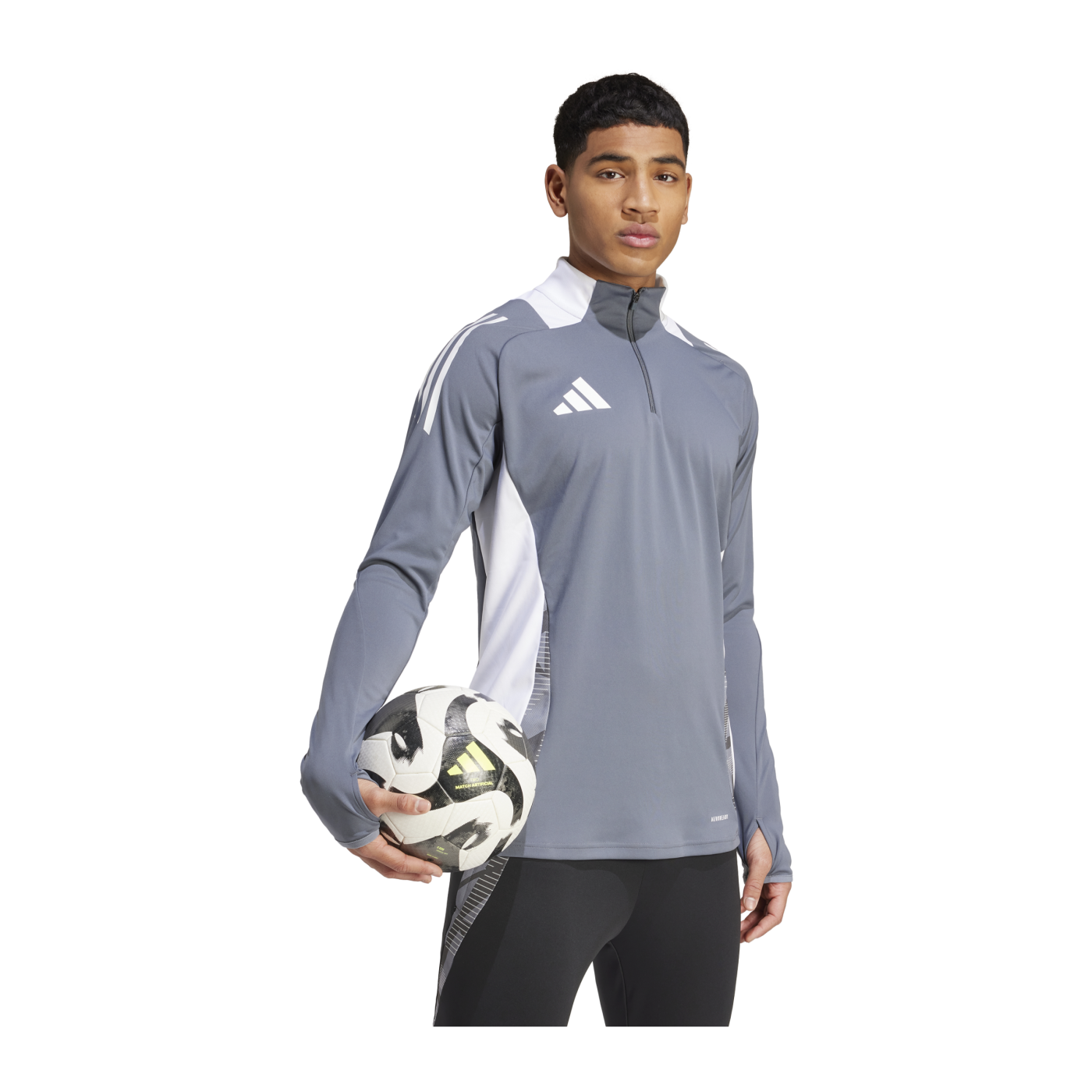 adidas Tiro 24 Competition Trainingstop Grau Weiss