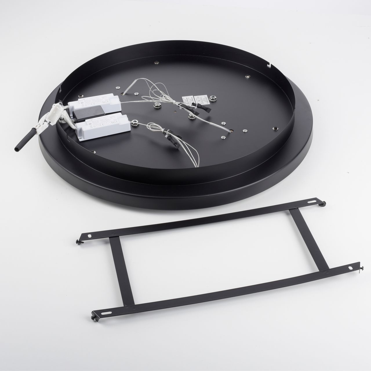 Paul Neuhaus LED Deckenleuchte ELIZA, Serienschalter, 3000 Kelvin, rund, Holz-natur