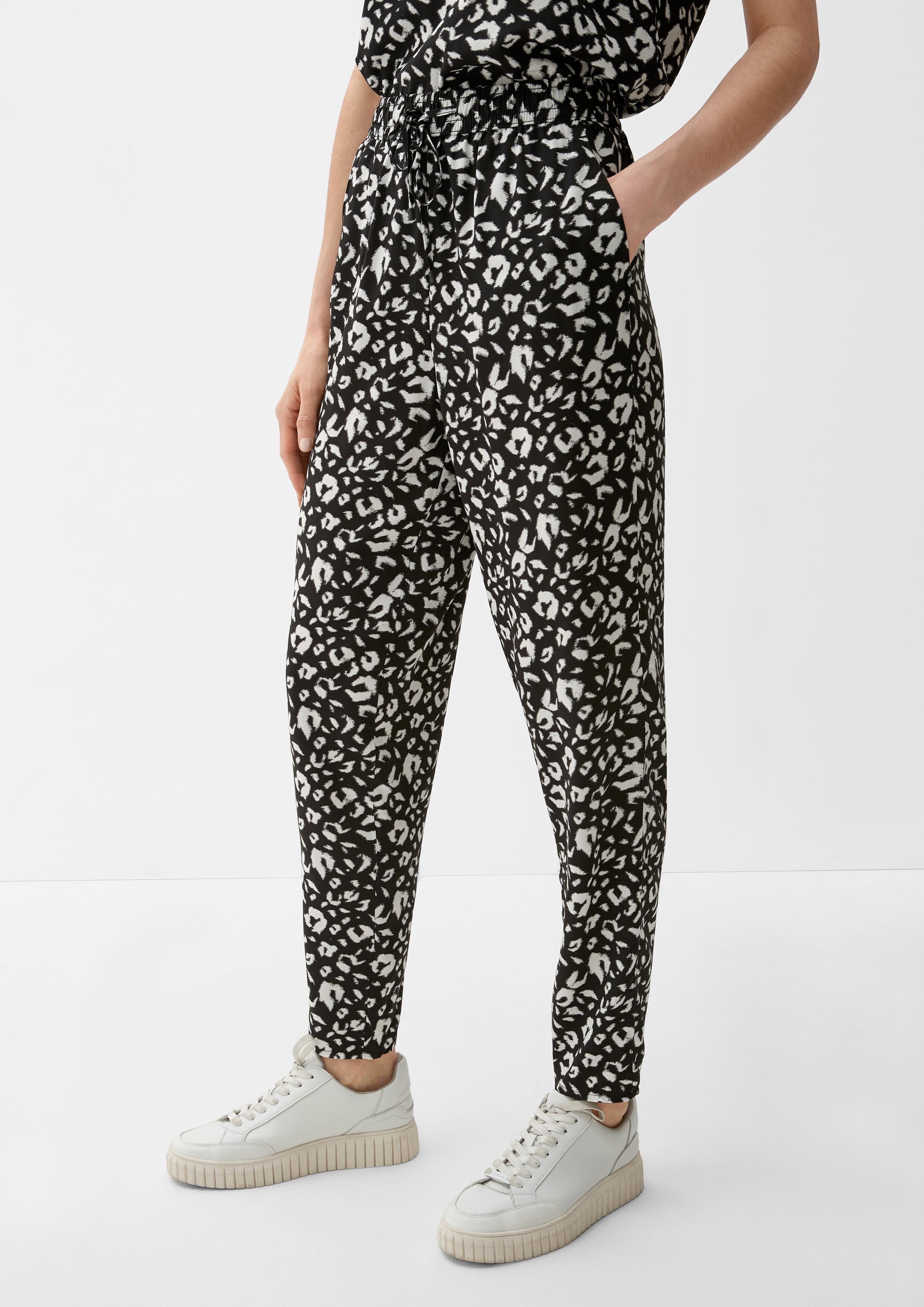 Relaxed: Hose aus reiner Viskose  2132619-99A6