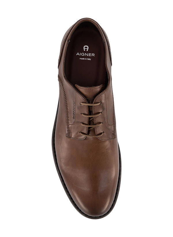 AIGNER, Derby, Leder, cognac
