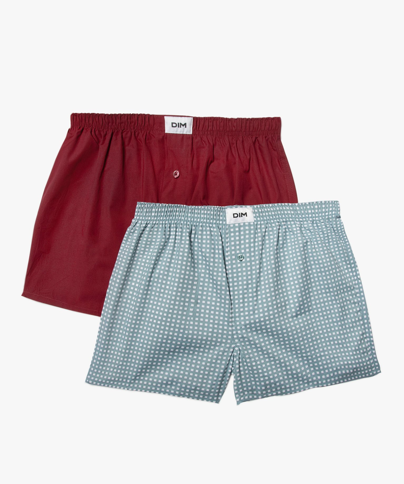 Caleons homme en coton biologique (lot de 2) – Dim multicolore | GEMO