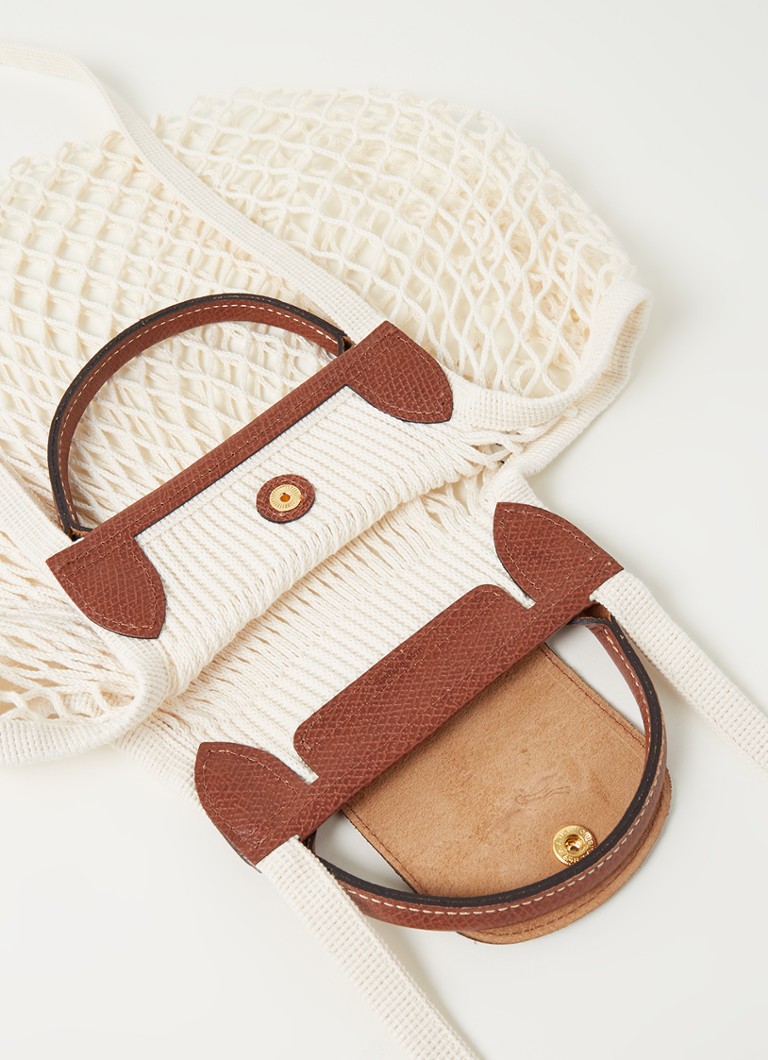 Sac à main Longchamp Le Pliage Filet avec détails en cuir