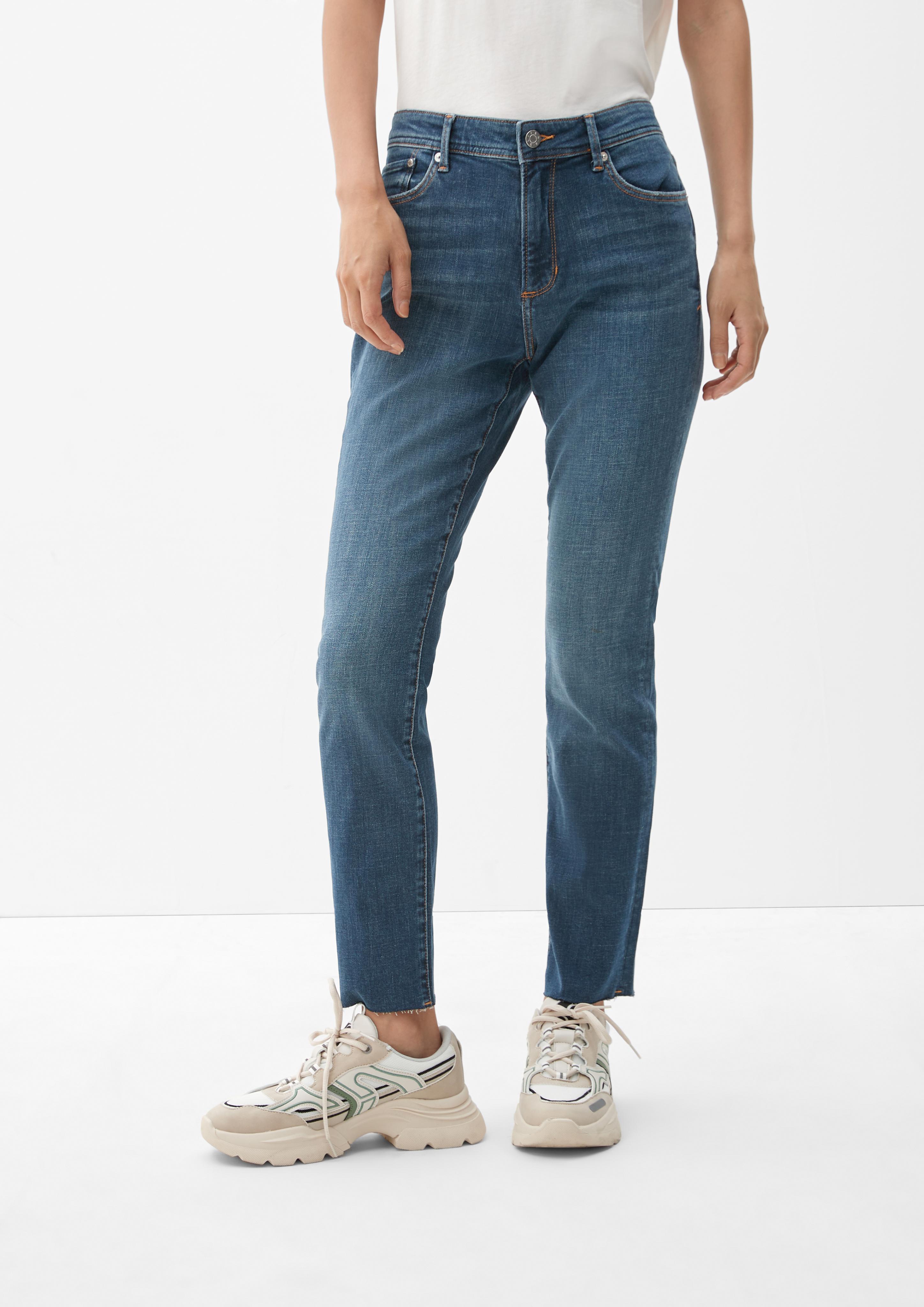 Cropped-Jeans Betsy / Slim Fit / Mid Rise / Straight Leg  EME  2122733-57Z5