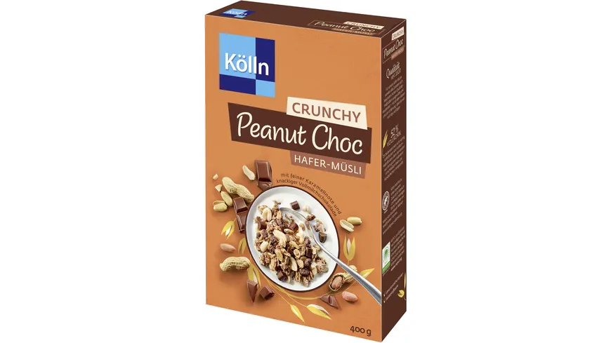 Kölln Crunchy Peanut Choc Hafer-Müsli 400 g