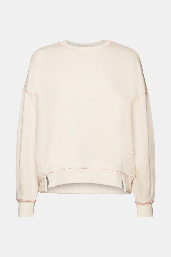 Sweatshirt im Sprenkel-Look, Baumwollmix