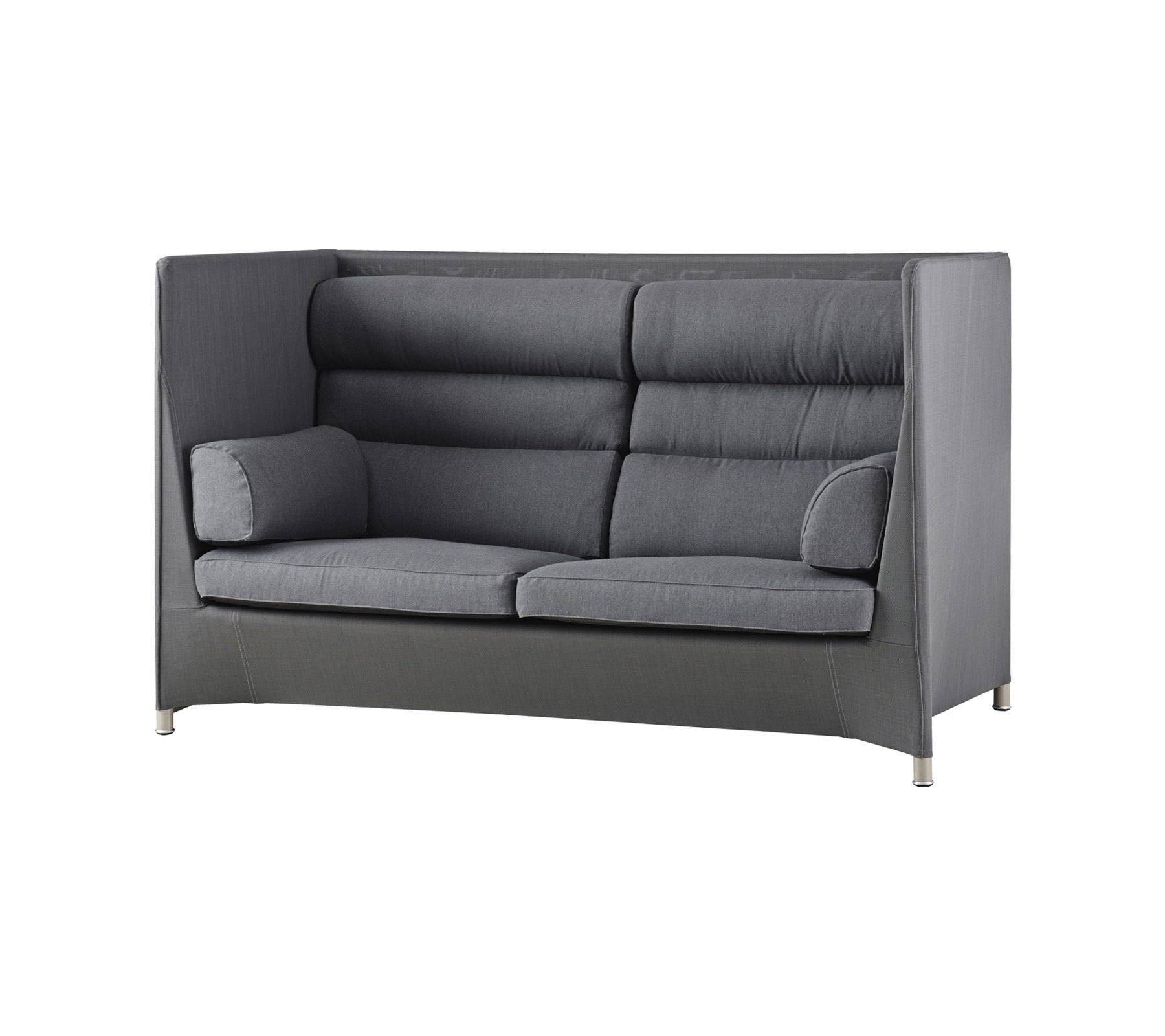 Cane - Line Loungesofa CANE-LINE Diamond Highback 2-Sitzer Sofa Grey, Cane-line Tex Rahmen