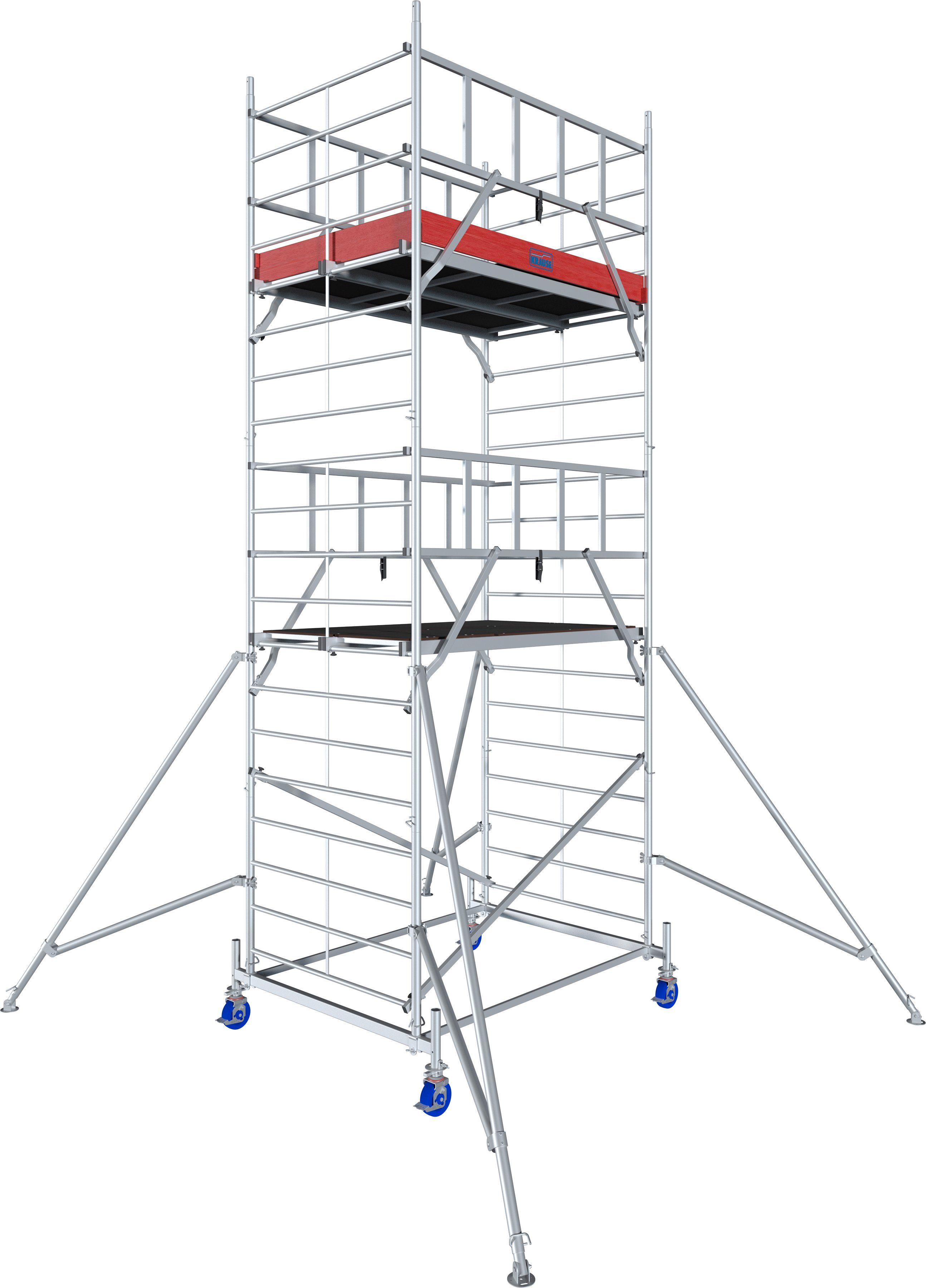 KRAUSE Fahrgerüst ProTec XXL Breitaufbau, (Set), Arbeitshöhe: 6,3 Meter