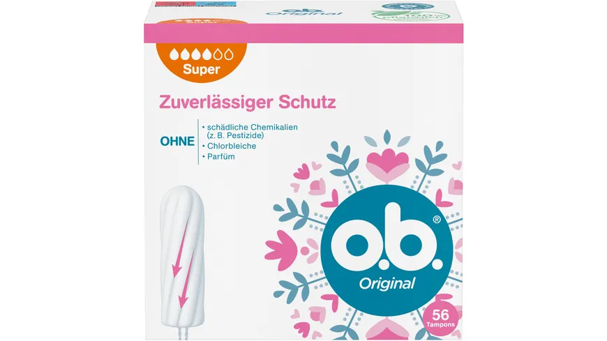 O.B. Tampons Original Super 56er