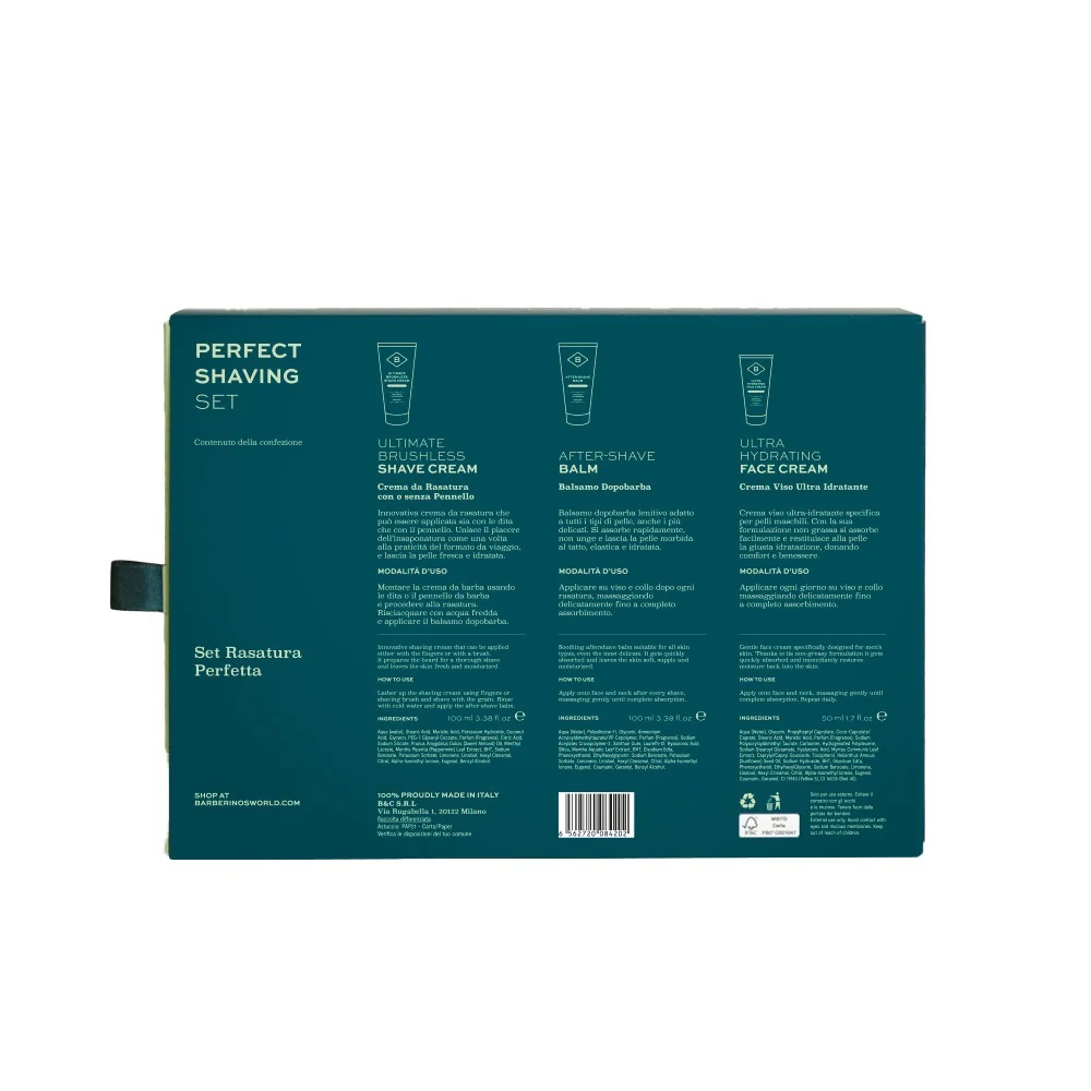 Parranajon setti Perfect Shave - Parranajolaatikko