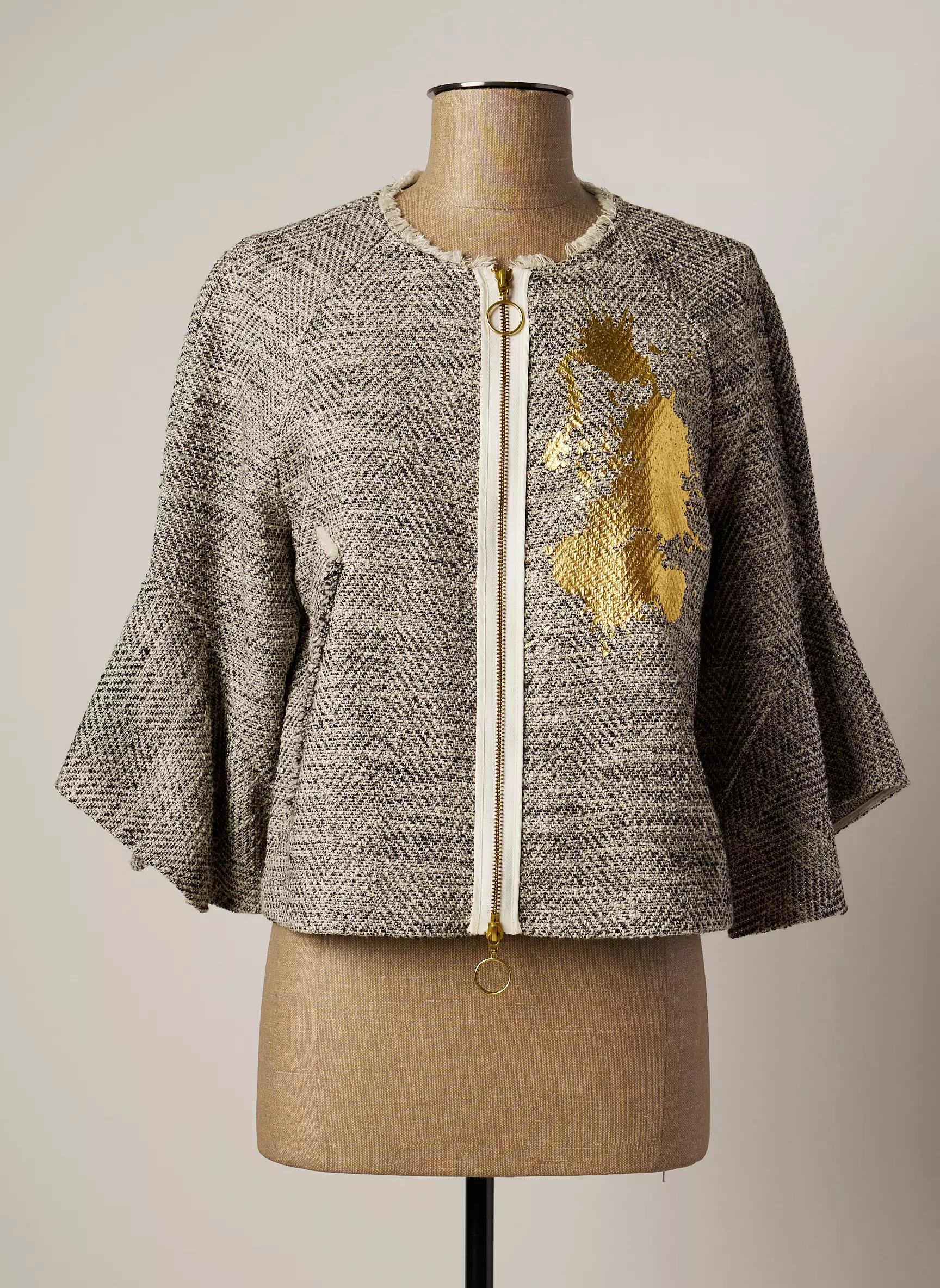 Lauren Vidal Vestecasual Femme couleur gris