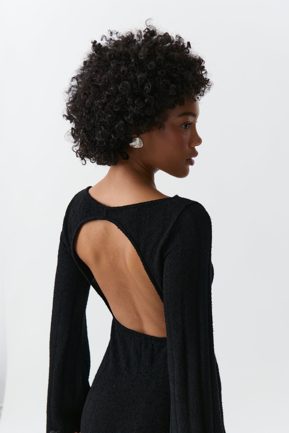 Open back dress