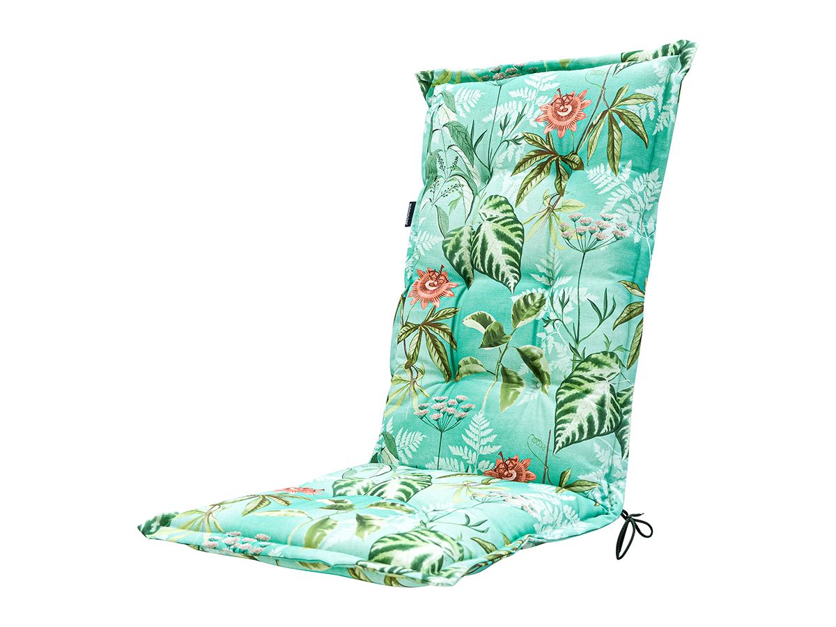 Madison Mauel Pastellblau 123 x 50 Gartenstuhlkissen mit hoher Rückenlehne