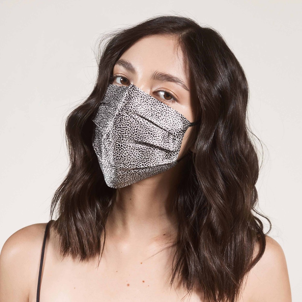 slip protection faciale pure soie slip - léopard protections faciales