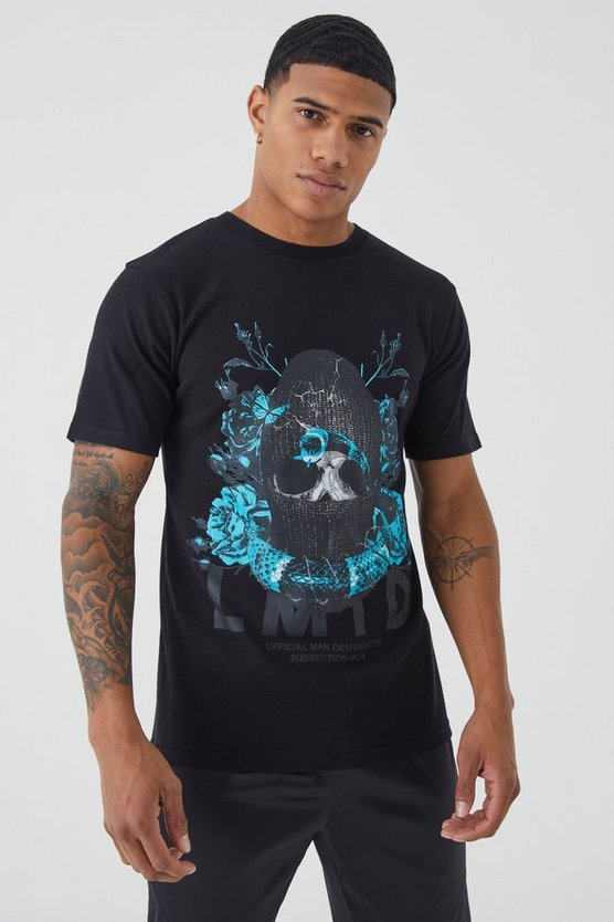 Slim-Fit T-Shirt mit Print