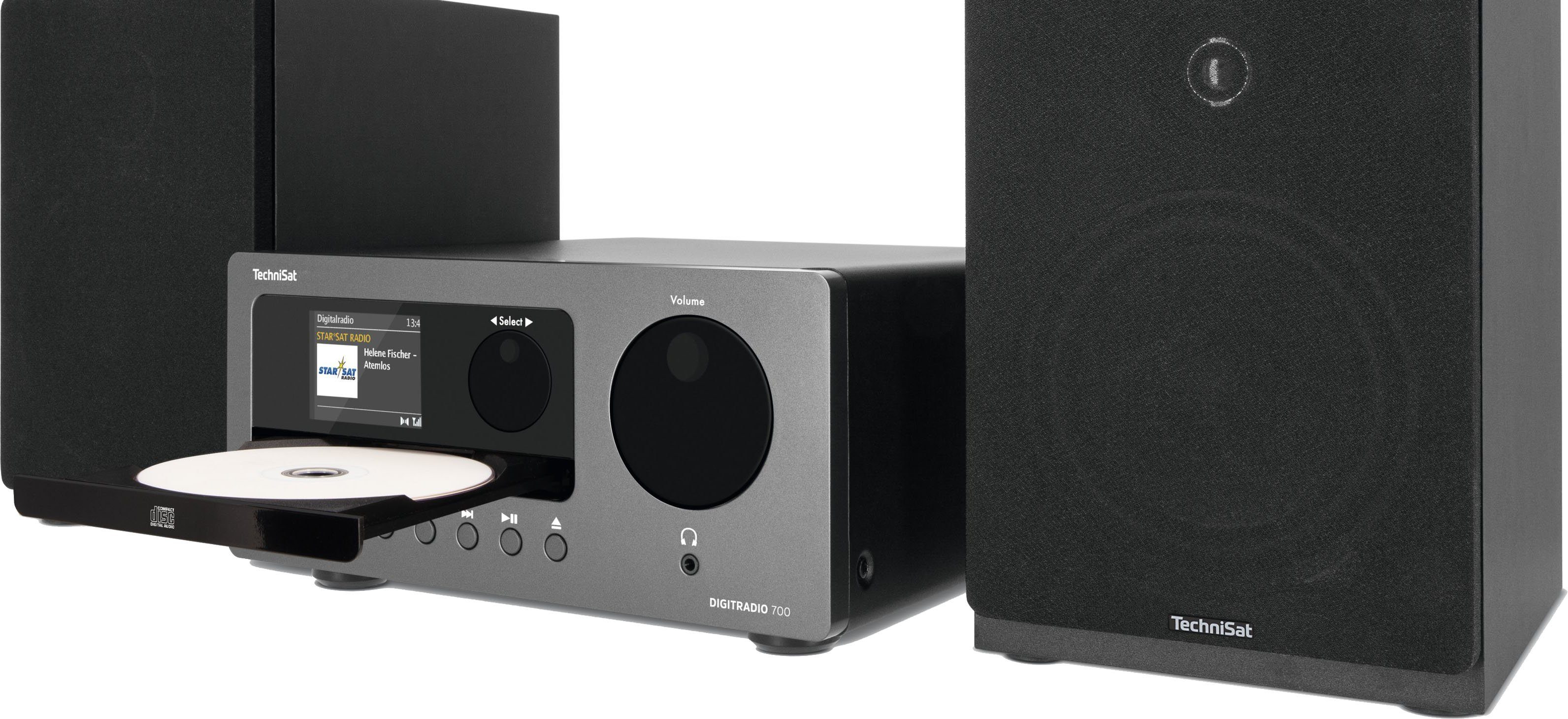 TechniSat DIGITRADIO 700 Stereo- Microanlage (Digitalradio (DAB), Internetradio, UKW mit RDS, 40 W)