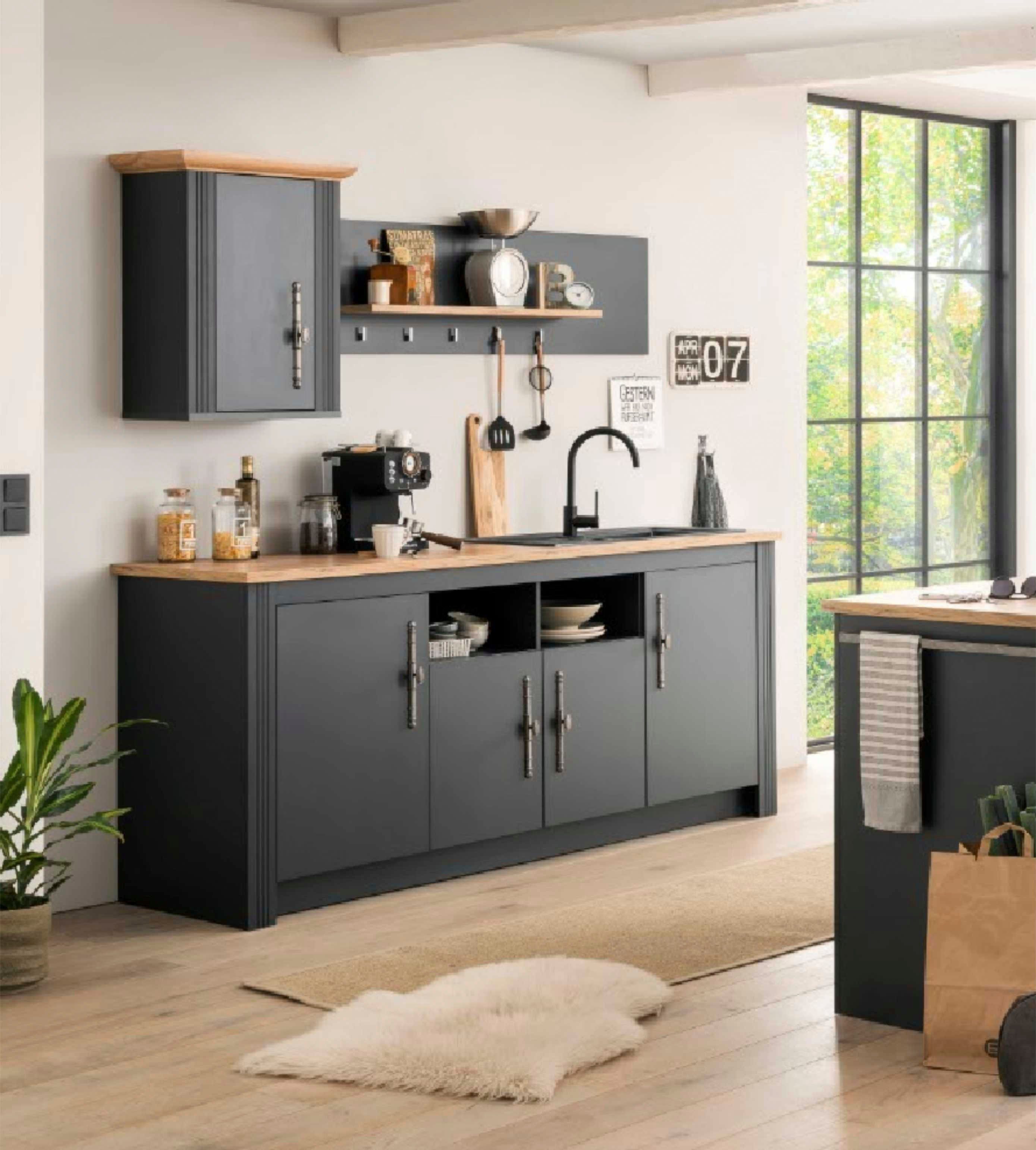 Home affaire Küche Westminster, Breite 204 cm, ohne E-Geräte