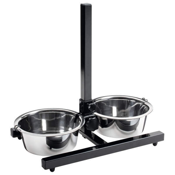 Hunter - Bar mit 2 Edelstahlnäpfen Basic - Hundezubehör