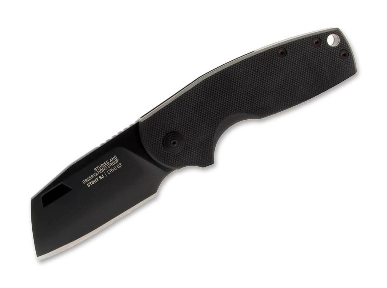 Stout SJ Cleaver Blackout