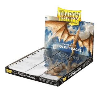 Dragon Shield: Japanese Size - 18-pocket pages - Clear front (1)