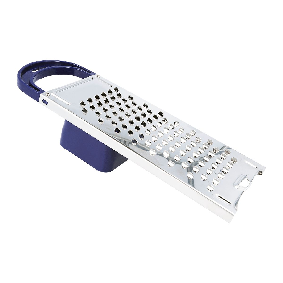 EUROHOME Spätzlehobel Edelstahl Spätzlereibe mit Nasen mit Kunststoffgriff, Edelstahl, (Spätzlehobel 33 x 11 x 6,3 cm), Spätzlepresse runde Löcher - Reibe mit Trichter