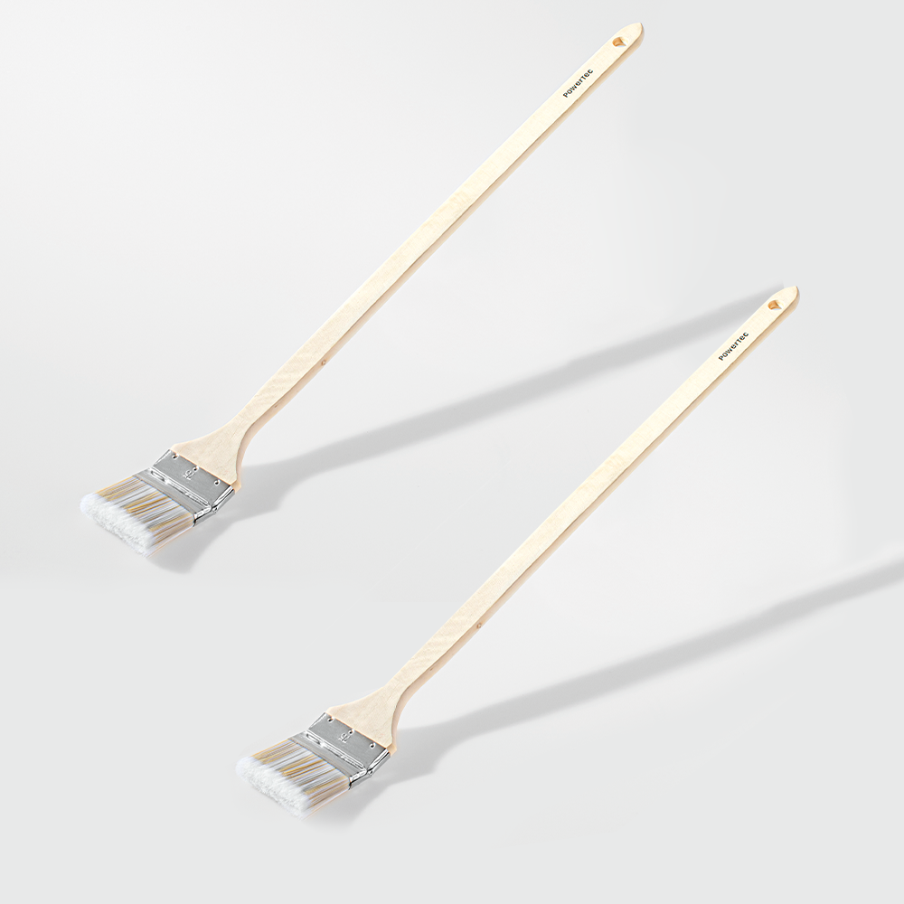 Powertec Color Malerzubehör Fassadenpinsel 2er Set 35 cm
