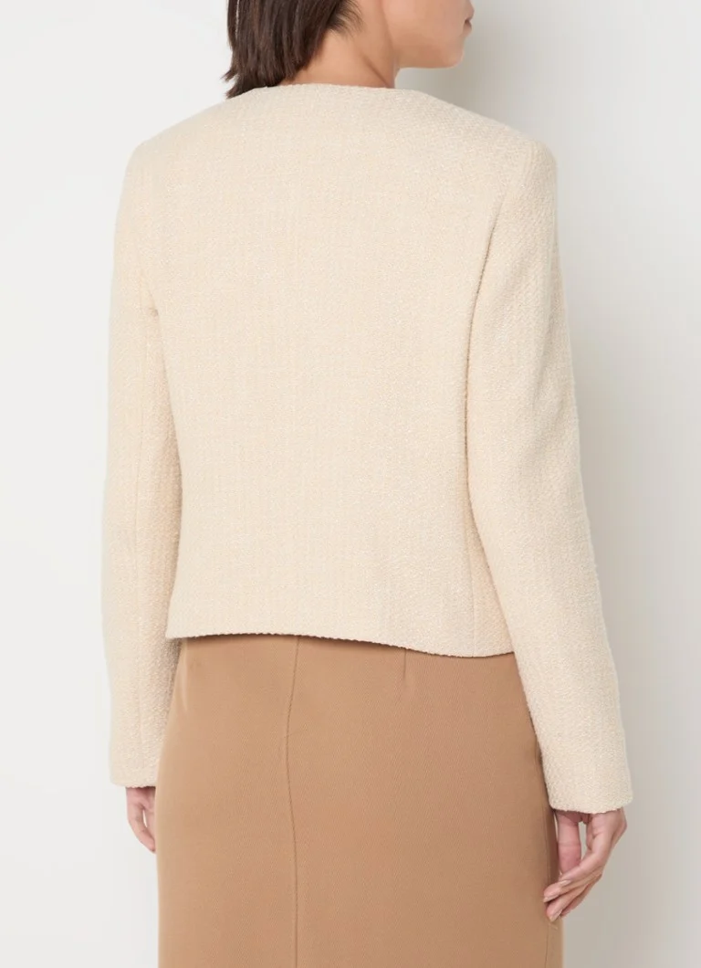 Jachetă din tweed și lurex de Claudia Sträter