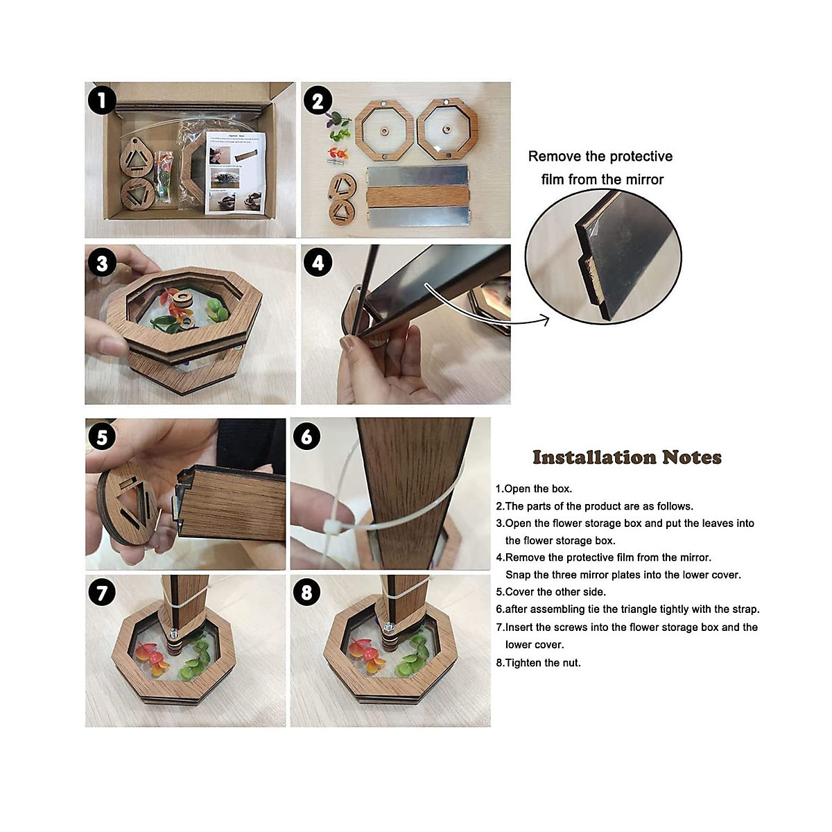 frler DIY Kaleidoskop Set Lernspielzeug Mitgebsel für Kinder