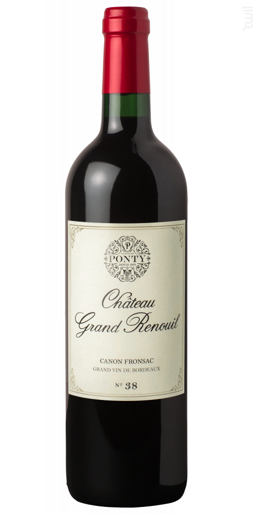 Château Grand Renouil Vignobles Ponty Vin Rouge●Canon-Fronsac 2016 75cl