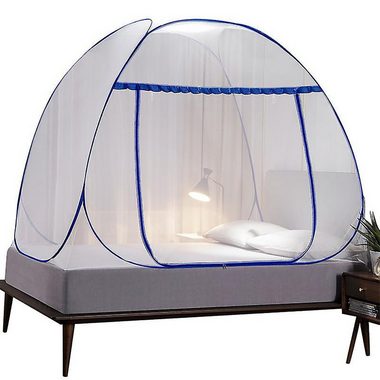 EBUY Moskitonetz Zusammenklappbares Pop-Up-Moskitonetz blau (1 St)
