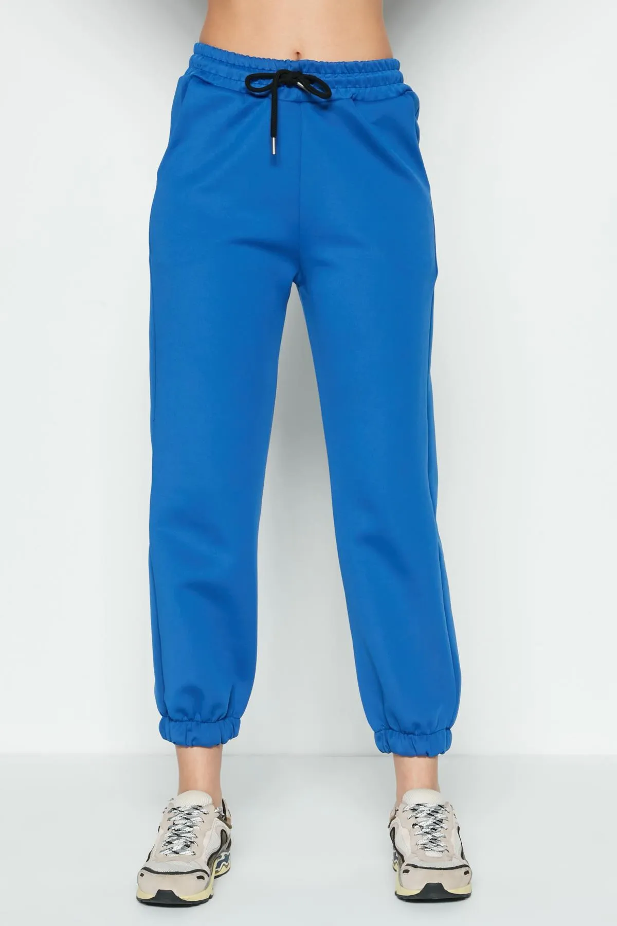 C&City  Jogger elastische Sport-Jogginghose 806 Sax