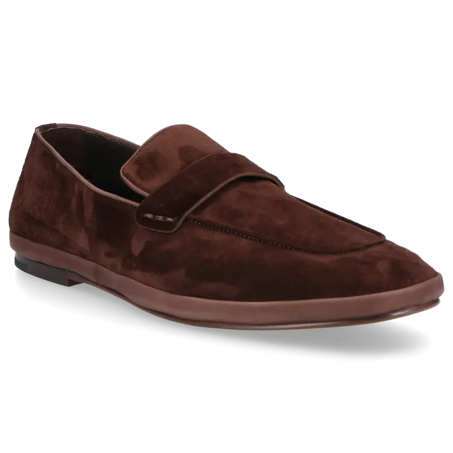 Henderson - Loafer ERNESTO Veloursleder - braun