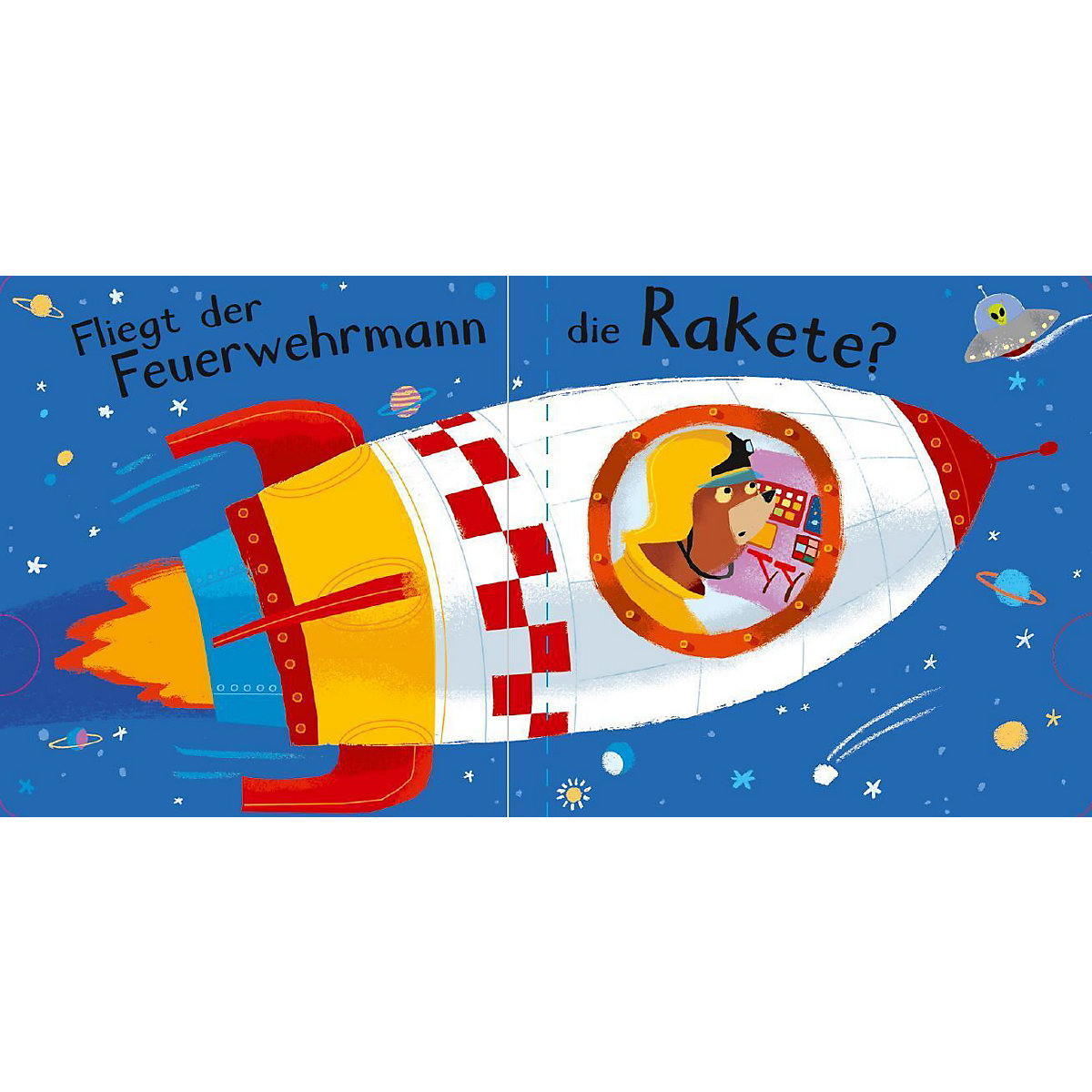 Mein Fahrzeuge- und Berufe-Ratebuch: Weißt du, wer die Rakete fliegt
