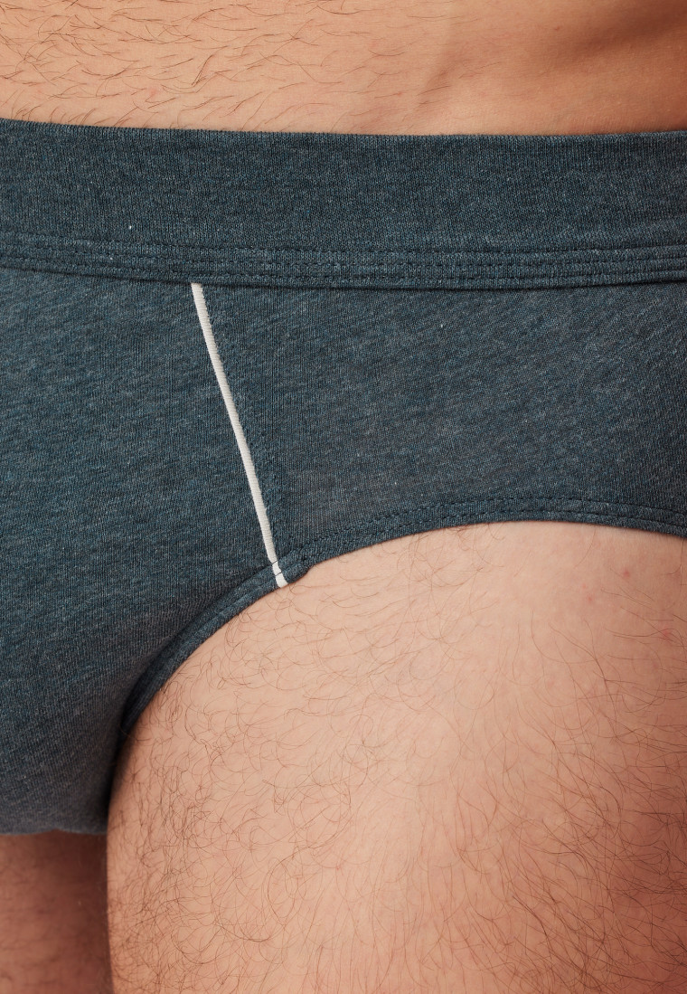 Minislip blau-meliert - Comfort Fit