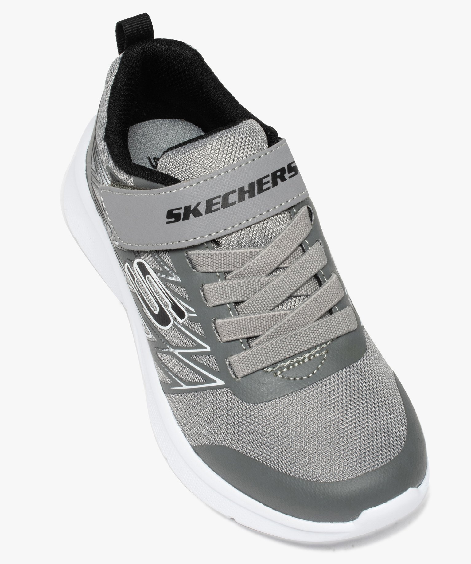 Baskets Garçon running en mesh extra-légères - Skechers gris | GEMO