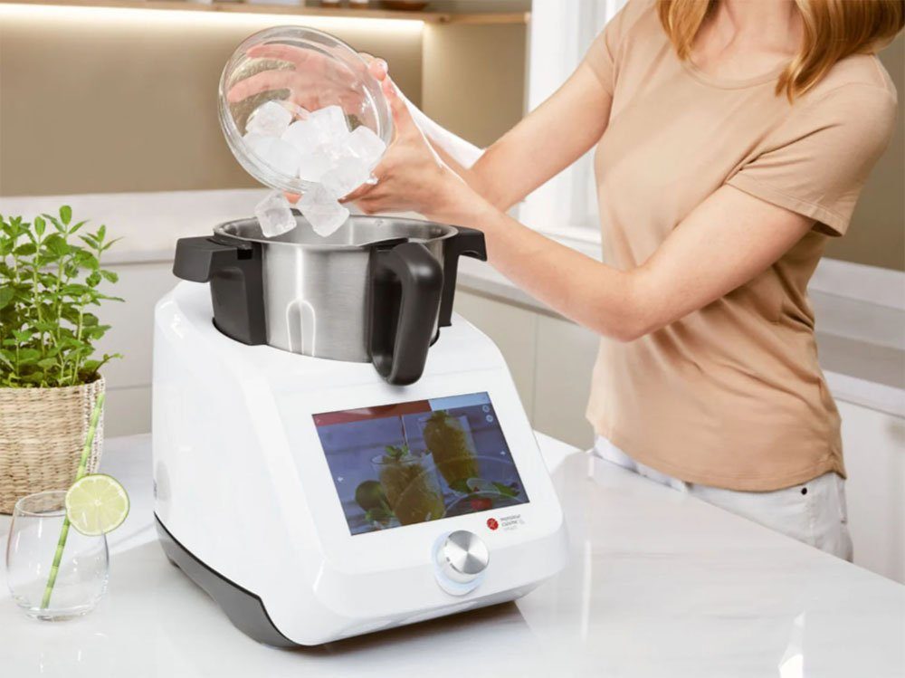 SilverCrest Küchenmaschine mit Kochfunktion Mixer Monsieur Cuisine Smart SKMS 1200 A1, 1200,00 W