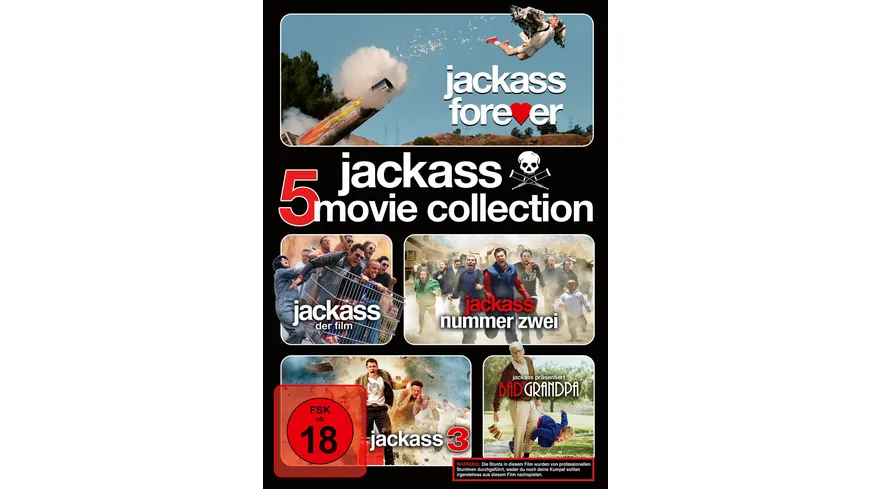 Jackass - 5 Film Collection  [5 DVDs]